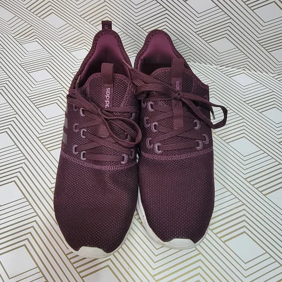 Adidas Cloudfoam Women's Size 10 Red Burgundy Running Shoes Sneakers EE8076. - Picture 3 of 7